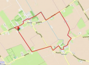 Route Zeerijp-Eenum